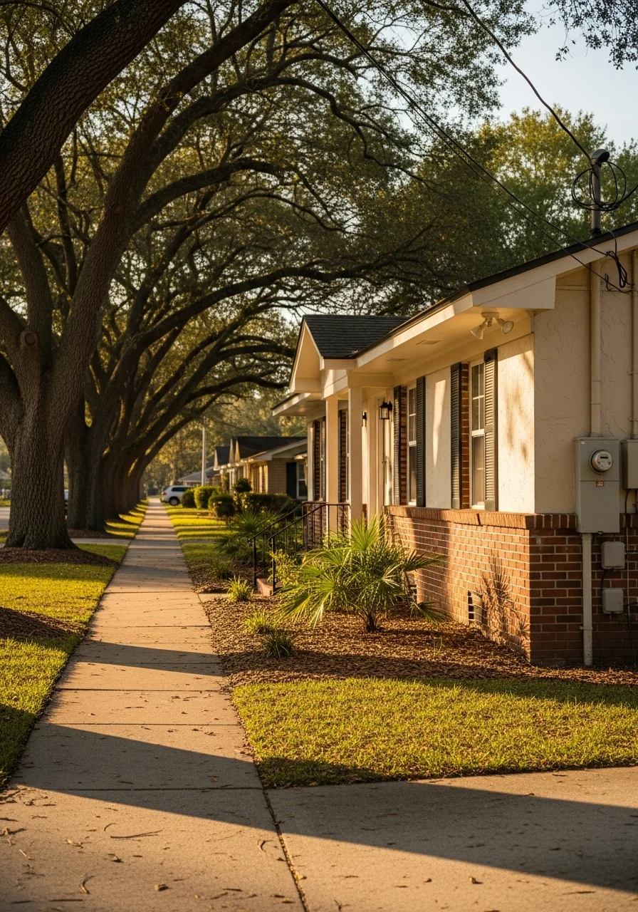 Bartow residential home with traditional style and established neighborhood setting.